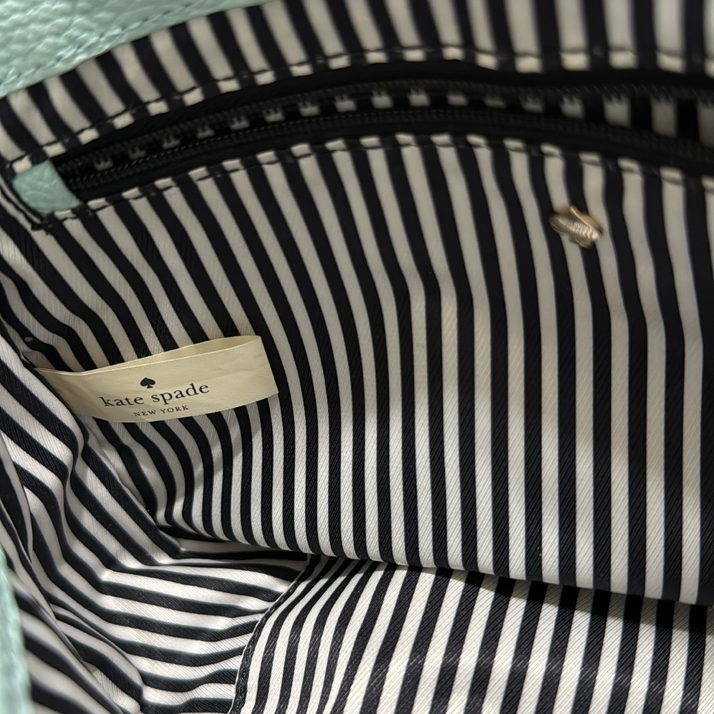 NWT Kate Spade Orchard Street PENELOPE Crossbody Bag Grace Blue with Tassels - Picture 8 of 9
